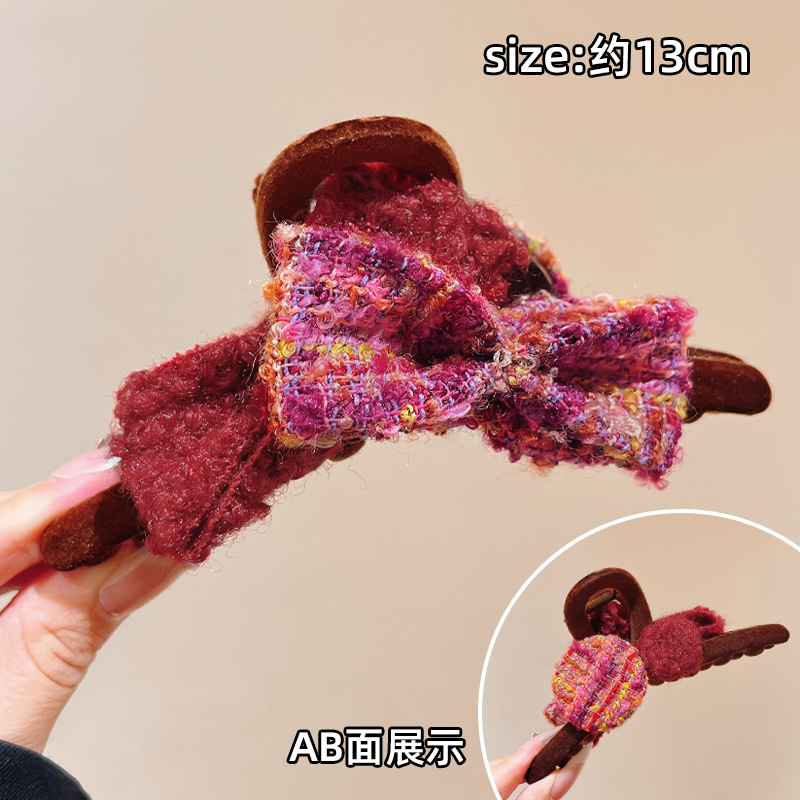 Clip grande para el cabello, pinza elegante para mujeres con cabello grueso