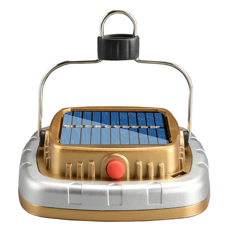 Transfronteriza Solar LED camping luz de la tienda de luz USB recargable camping luz de emergencia al aire libre iluminación mercado nocturno puesto de luz