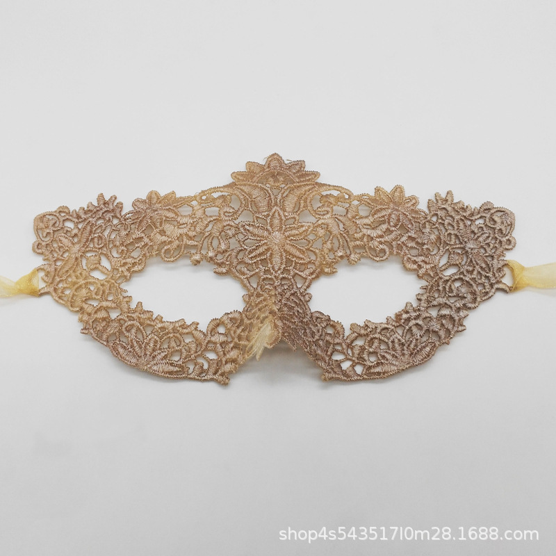 Máscaras de encaje de venta transfronteriza máscaras de plumas de mujer decoración gradiente máscaras de mitad de cara maquillaje de baile accesorios de vestuario sexy