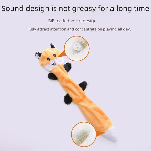 Pet Supplies Amazon's Popular Leather Shell Animal Plush Toy Interactive Nibble-Resistant Teething Leather Shell Dog Toy