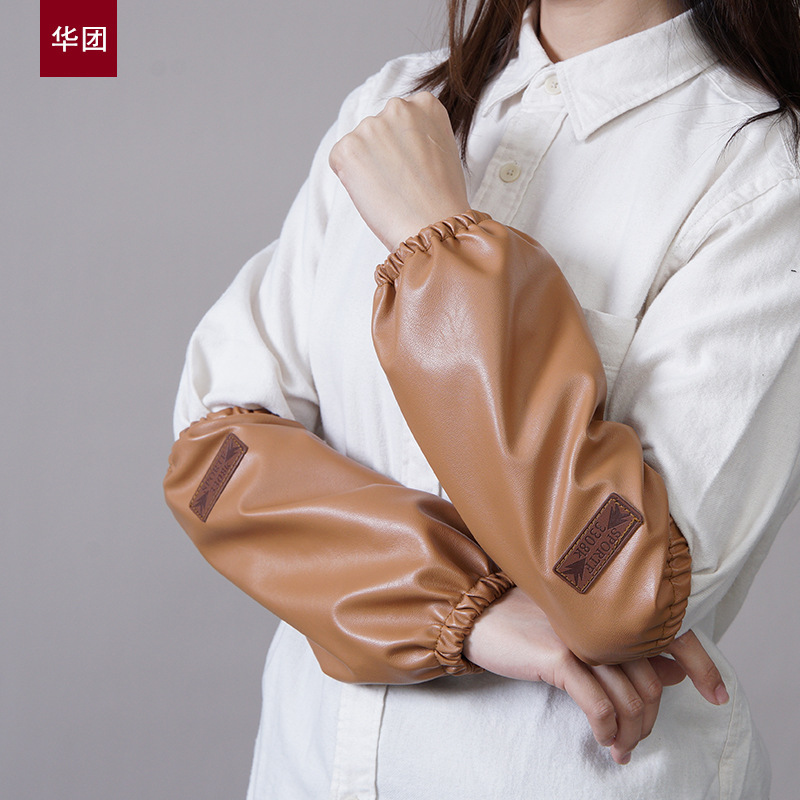 Oversleeve impermeable hombres y mujeres anti-sucio a prueba de aceite oversleeve adulto trabajo resistente al desgaste Otoño e Invierno cocina limpieza oversleeve extendido