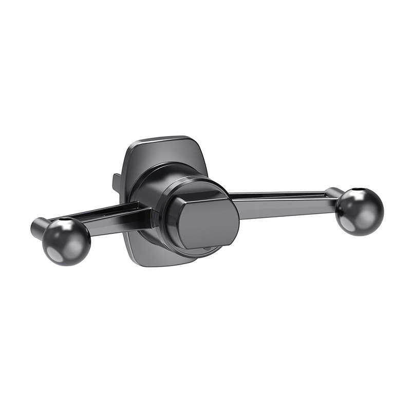 17mm Dual Ball Head Phone Holder with Automatic Locking Clamp, Magsafe Magnetic Air Vent Navigation Car Phone Holder