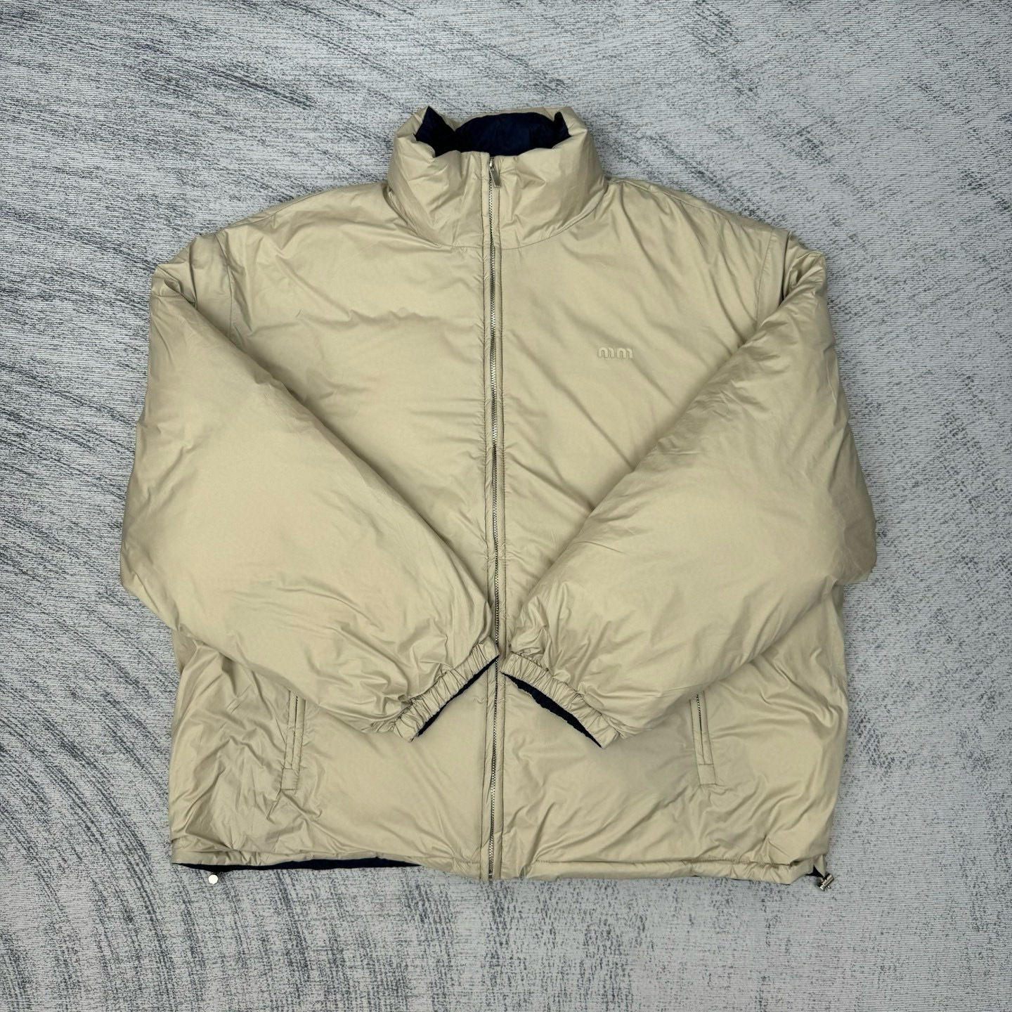 高端南油25FW秋冬新款MM家男女同款时尚百搭双面穿立领夹克羽绒服