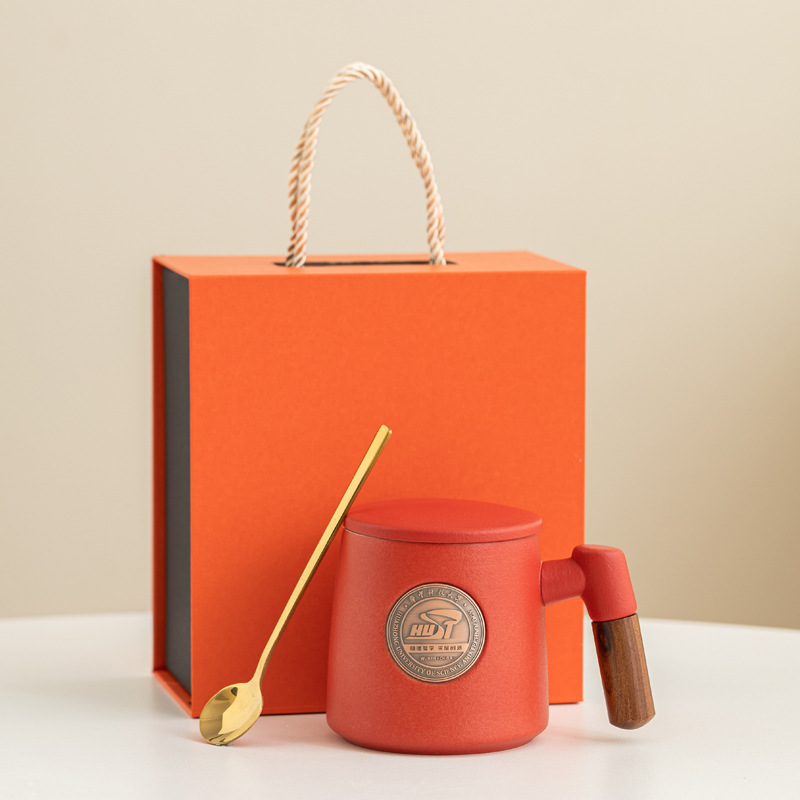 Festival del Medio Otoño regalo de mano mano mano mano de bronce con filtro ins Wenchuang pequeña taza fresca regalo de apertura escolar al por mayor