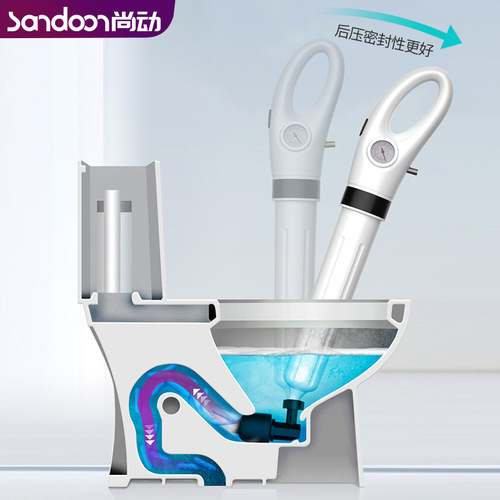 Toilet unblocker, a special tool for connecting sewers, toilet pipe blockage, one shot to clear the floor drain, new channel