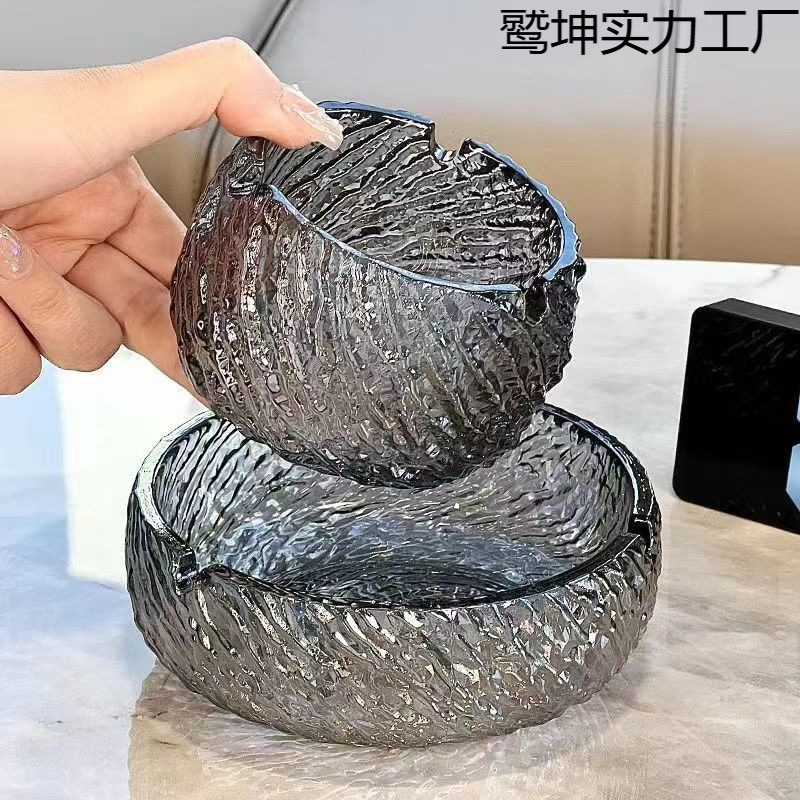 High quality retro glass fashionable creative capacious ashtray for…
