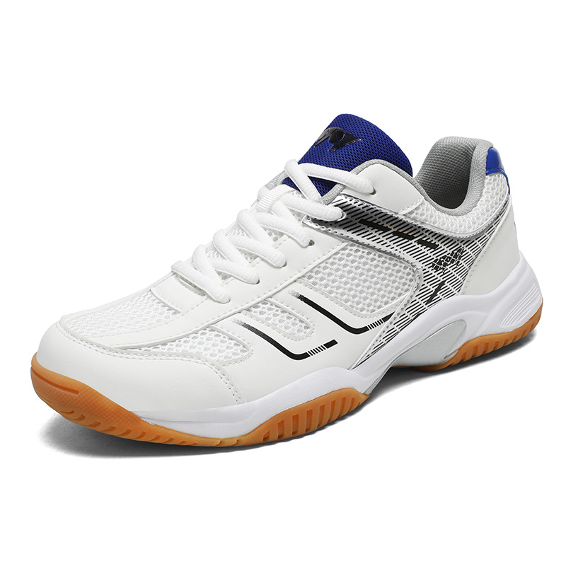 Nuevos zapatos de bádminton antideslizantes con suela de goma transfronteriza juveniles entrenamiento casual tenis de mesa zapatos de tenis al por mayor image 6
