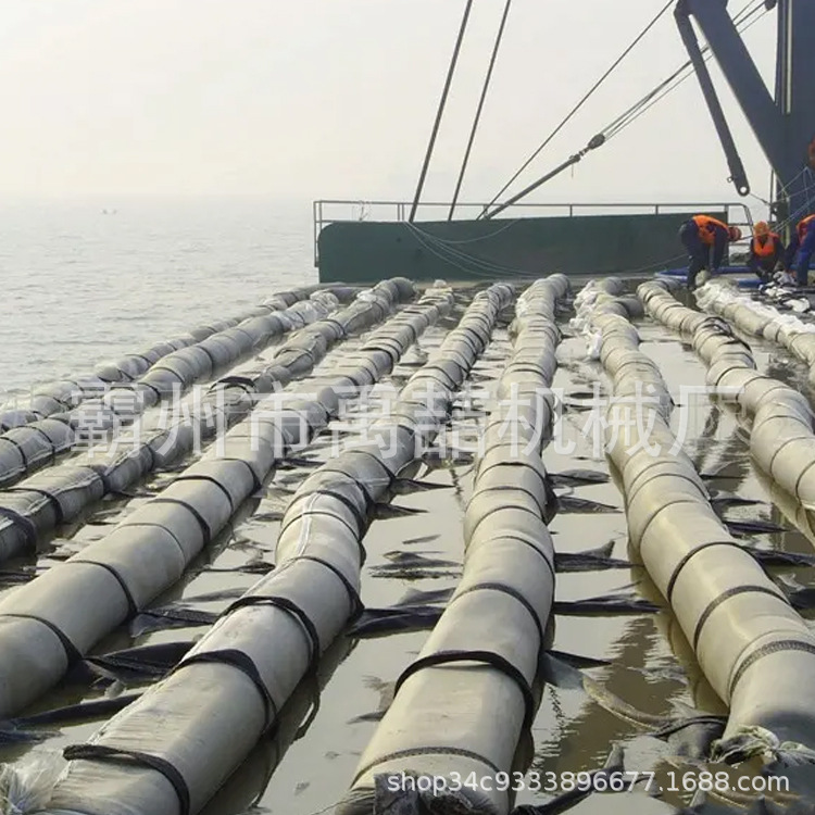 堤坝防护软体排多功能护岸加筋用连锁块围堤护底砂肋软体排