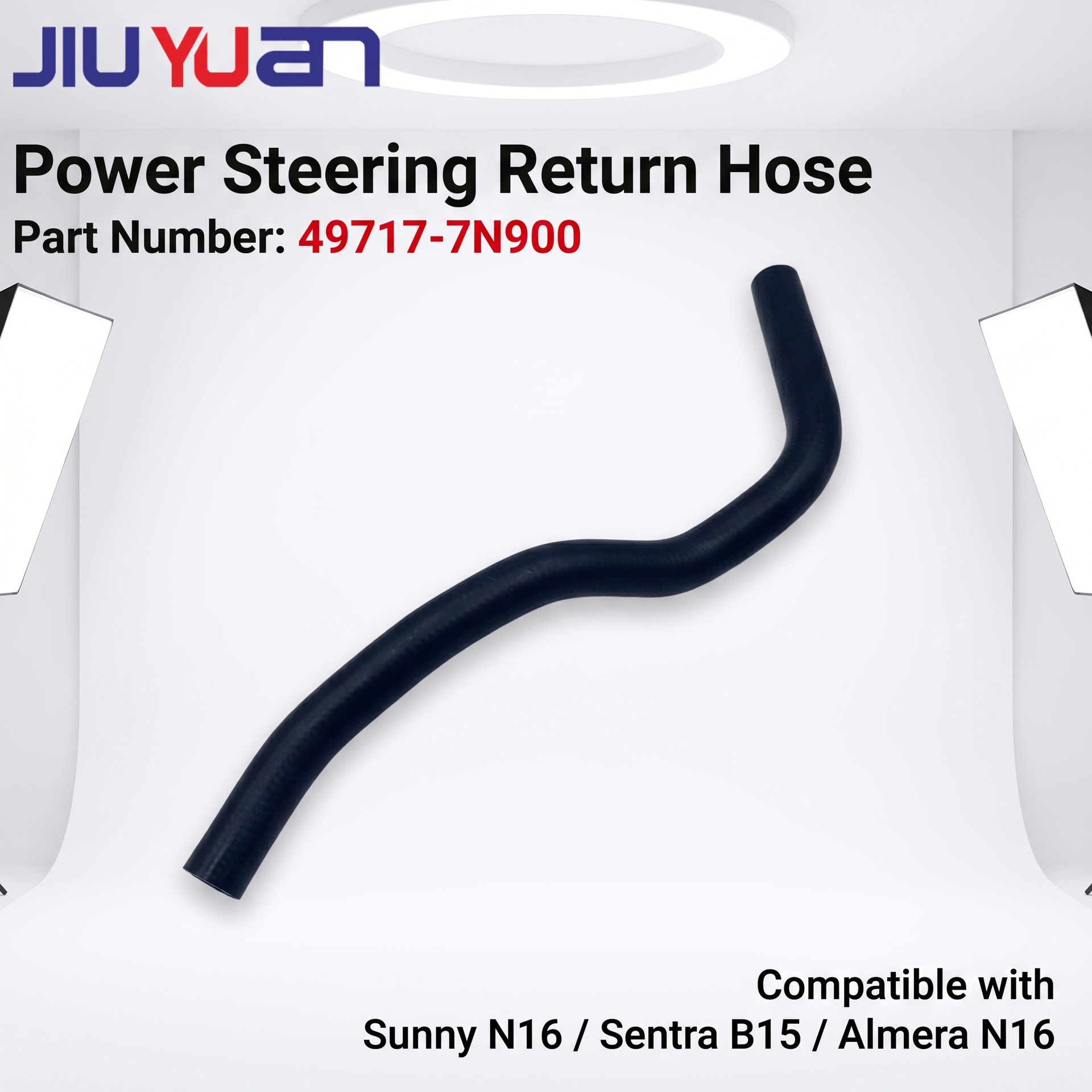 Jiuyuan 49717-7N900 Steering Power Low-Pressure Oil Hose Suitable for Sunshine N16/Sylphy B15