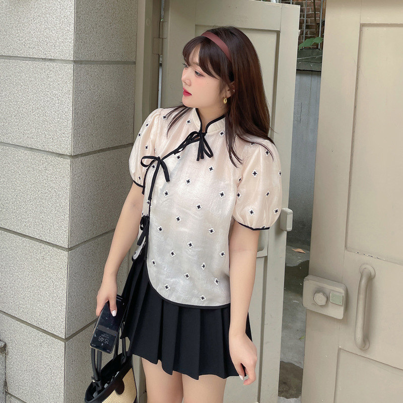 Retro shirt, plus size