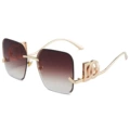 Gold frame progressive tea slices