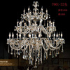 Cristal ceiling lamp for living room, candle for country house, European style