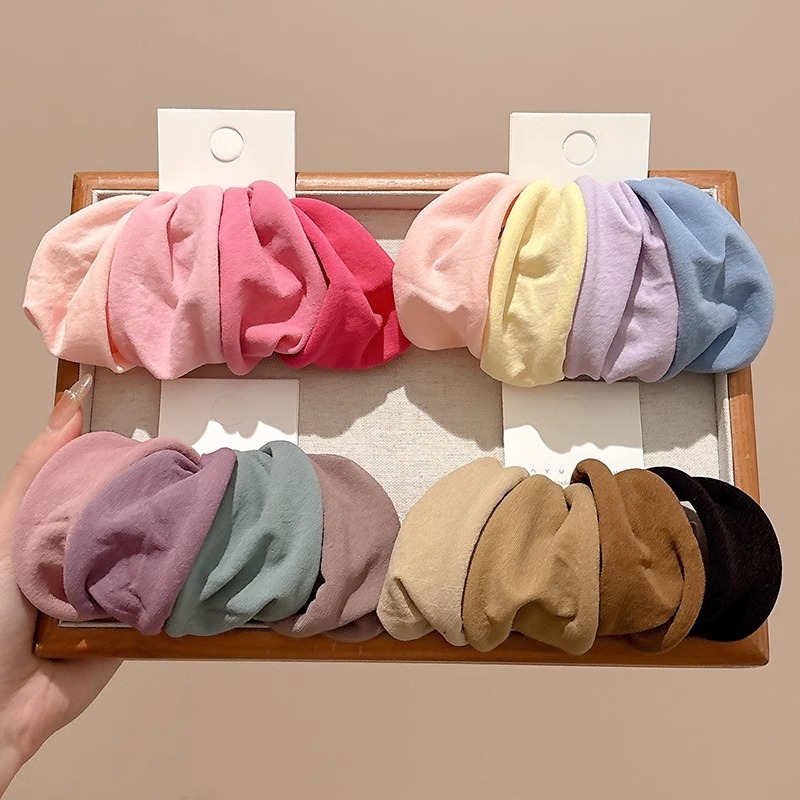 Mascarilla facial agradable para la piel para niñas, lazo para el cabello, cuerda para la cabeza de cola de caballo alta, cuerda para el cabello atada para niños, tocado de goma de alta elasticidad y duradero