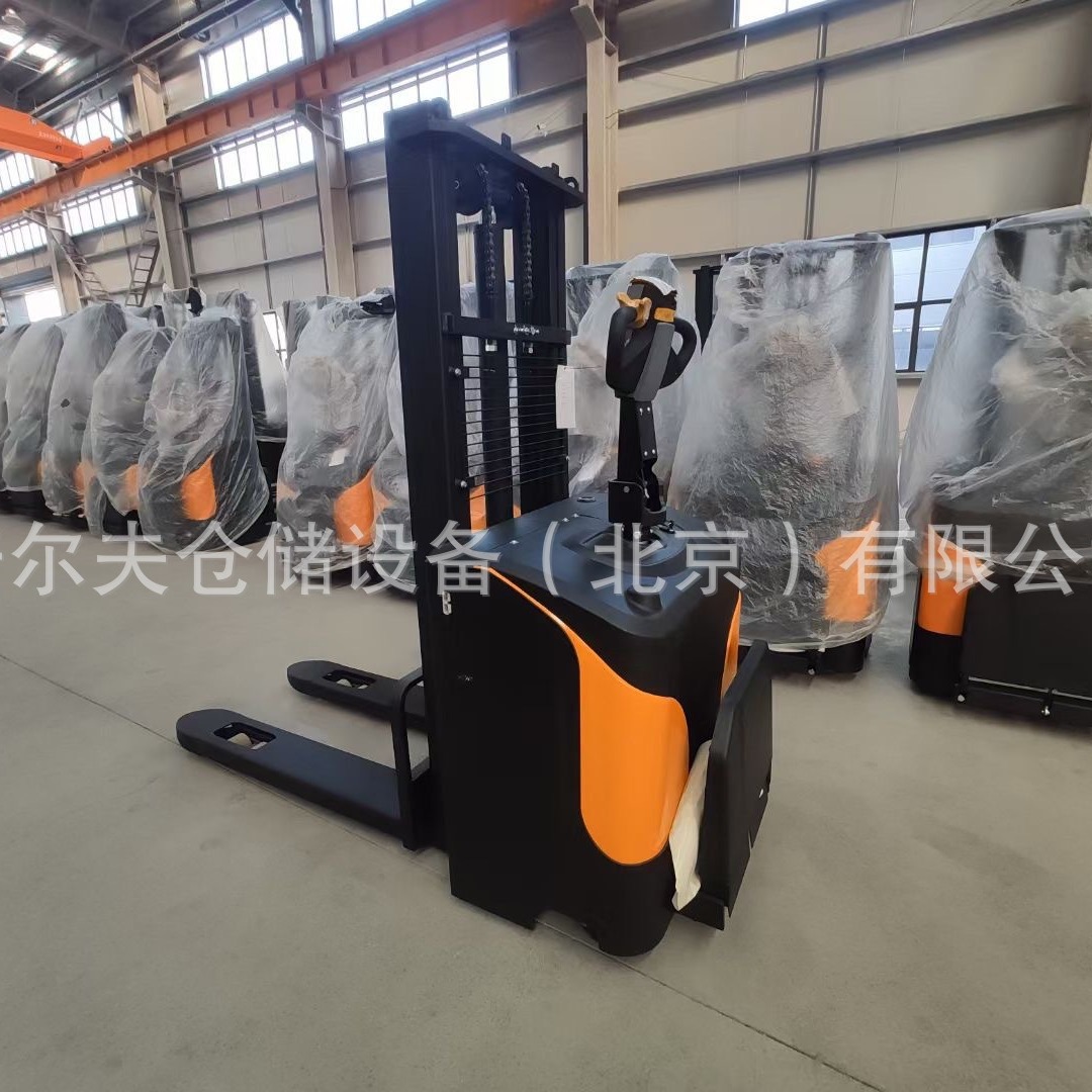 经济型全电动堆高车踏板液压叉车装卸车堆高机