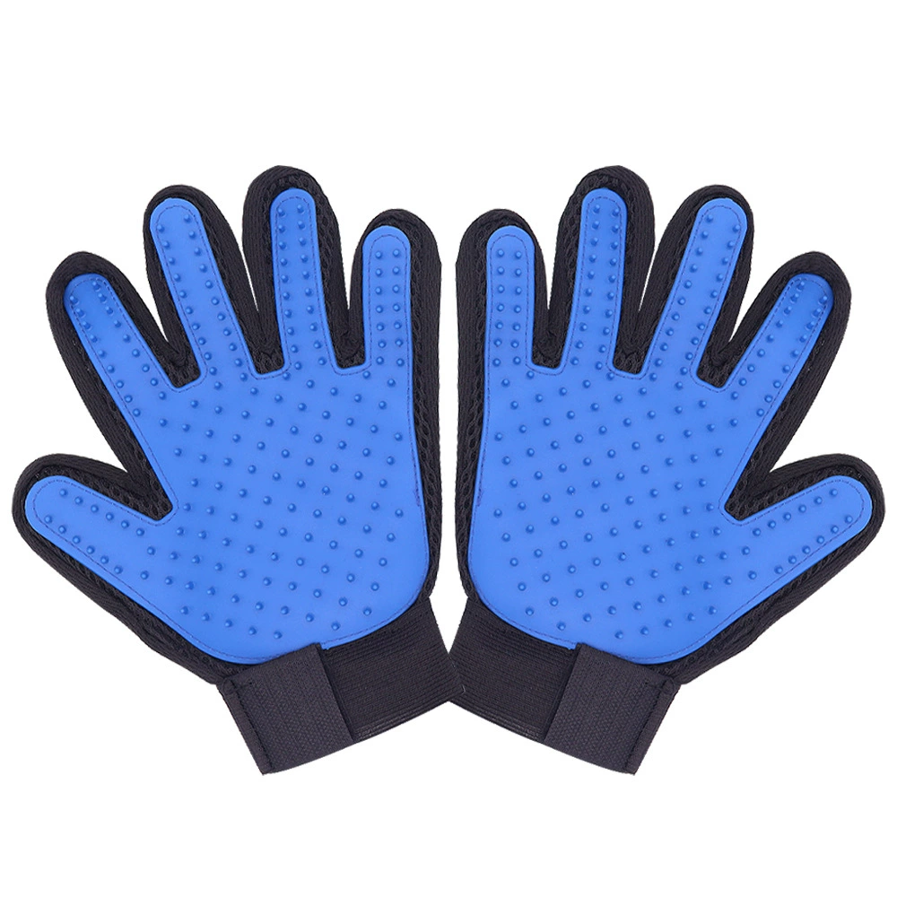 Домашние животные Электростатические перчатки для удаления волос Кошка расчесывает артефакт