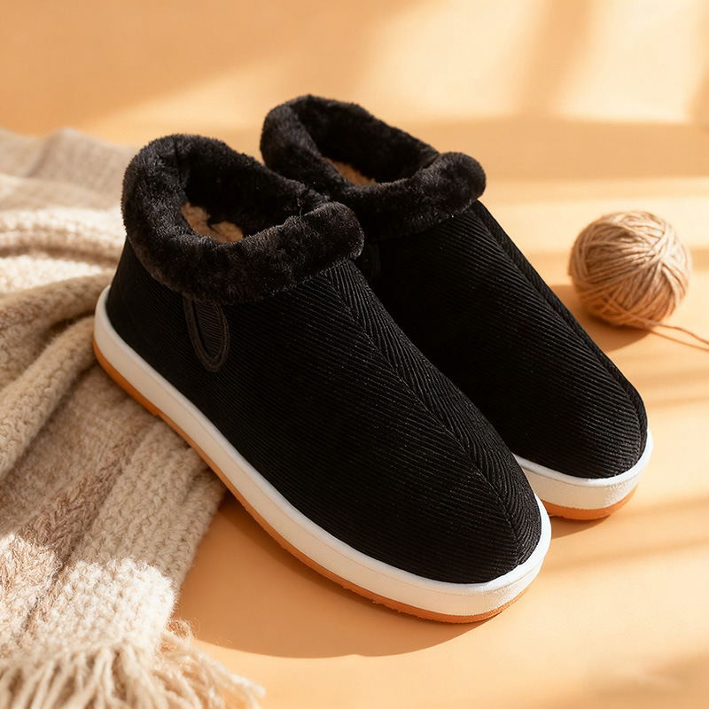 Hunan pure handmade cotton shoes female men's winter thickened warm…