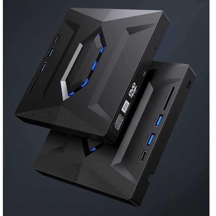7合1外置光驱DVD刻录机多功能USB3.0/Type-c可外接U盘可插卡扩展|undefined