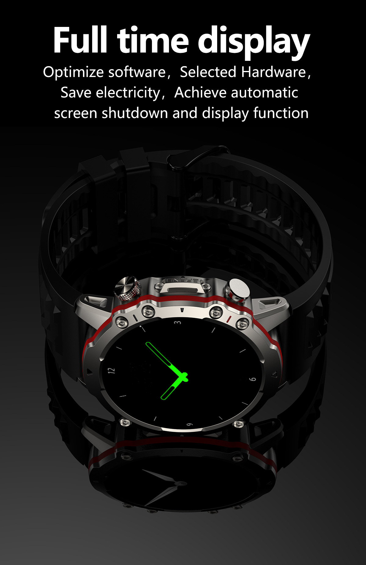 FW09E Smartwatch 1,43" AMOLED 466*466 Bluetooth Call Heart_voghion.com
