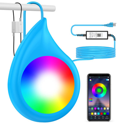 Amazon led Pool Wall lamp Underwater Open hole Wall mounted Bluetooth APP Underwater lights RGB Pool Light