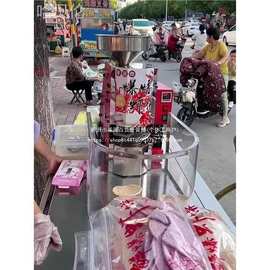 虾饼非爆鲜摆摊Q商用烤饼机流动饼机油炸机器米饼机创业全自动