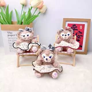 可爱女生礼物装饰三色裙子雪莉玫毛绒公仔挂件卡通玩偶书包钥匙扣