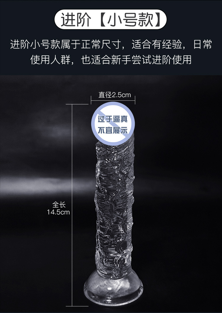 Realistic Soft Silicone Dildo for Adults, Anal Plug Style, Female Masturbation Toy — detail image 7