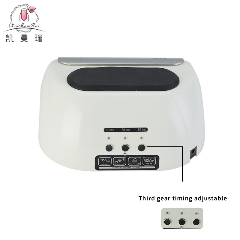 Lámpara de fototerapia para uñas de 48W con tres ajustes, lámpara LED para curado de uñas con doble fuente de luz, lámpara de curado UV, lámpara de fototerapia para uñas para uso transfronterizo.