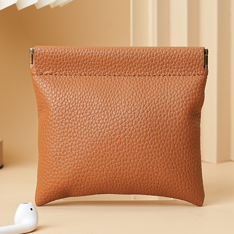 Bolsa de almacenamiento de gafas Gafas de sol portátiles antipresión Gafas de sol Cerrado automático Caja de almacenamiento de metralla Bolsa de almacenamiento de ojos Mujer