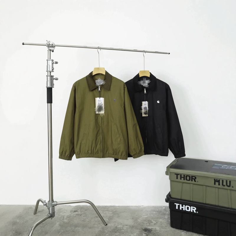 Cross-border supply car card WIP classic small C logo embroidered corduroy lapel jacket Cross-border supply car card WIP classic small C logo embroidered corduroy lapel jacket