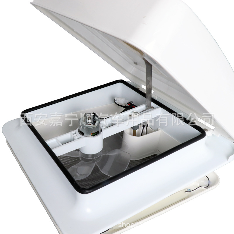 Rv ventilador 12V ventilador de escape de baño blanco techo de dos vías de escape ventilador de escape