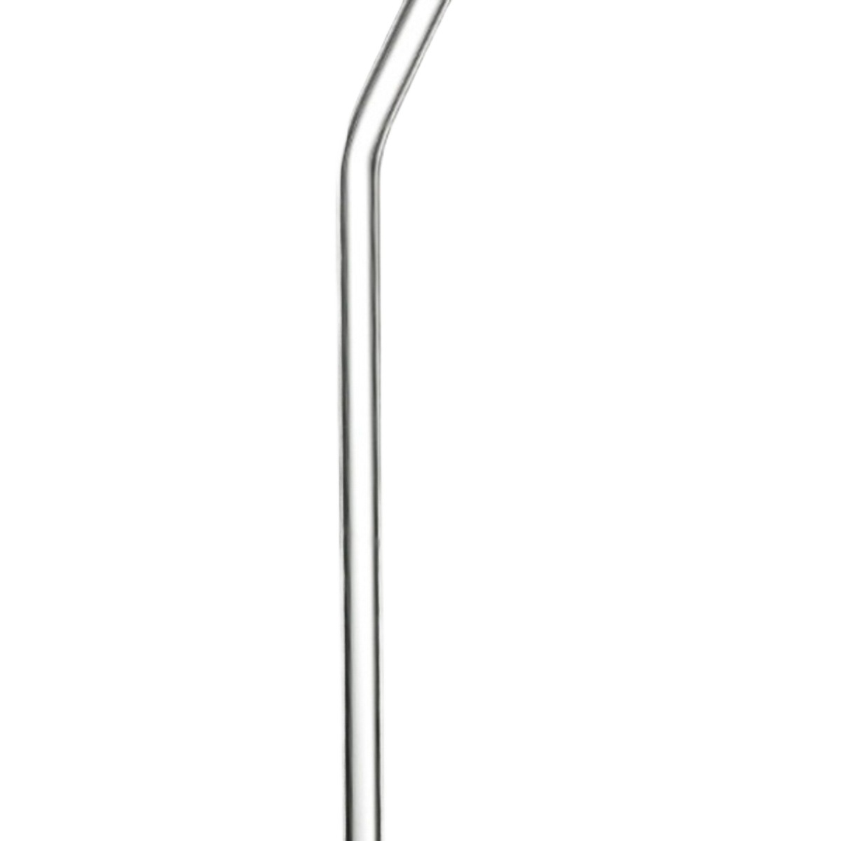 alto borosilicato de vidrio transparente straw resistente al calor y duradero conjunto de codo de viento straw resistente a la floración lápiz labial tubo de jugo