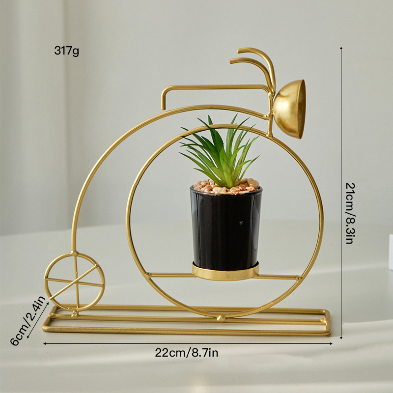 装飾鉢植えホームライト高級アイアンレストランシンプルなヨーロピアンスタイルクリエイティブ家具リビングルーム玄関ラウンド装飾品|undefined