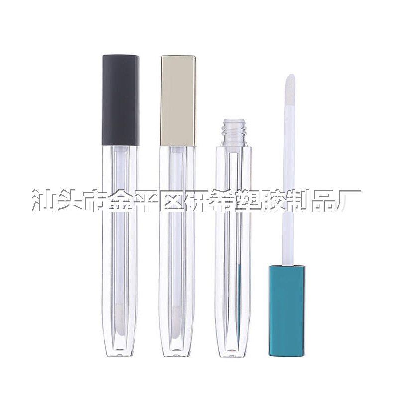 唇彩管空管 厚壁方形唇釉管  唇蜜管批发 唇彩空管化妆品包材