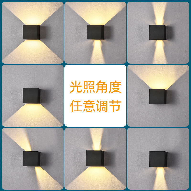 Outdoor Wall Lights Waterproof Garden Lights Aisle Staircase Lights Hotel Exterior Wall led Simple Outdoor Doorway Terrace Corridor