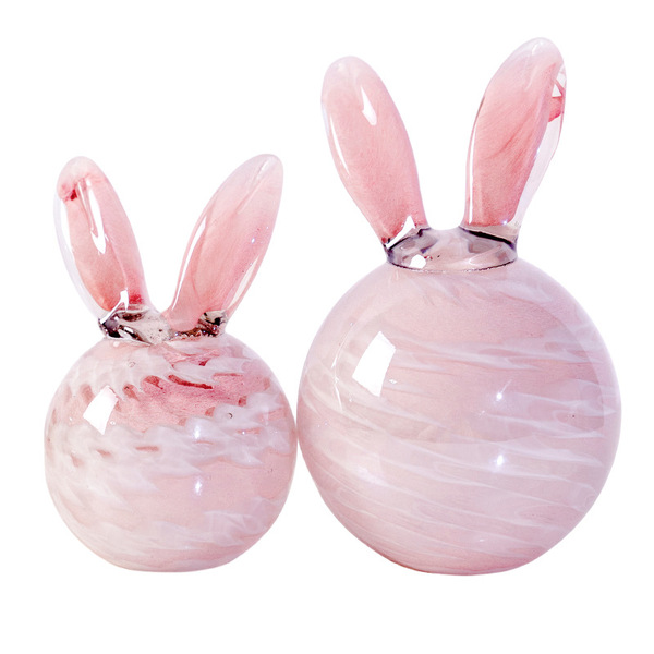 Modern and minimalistic creative table cute rabbit for living room…