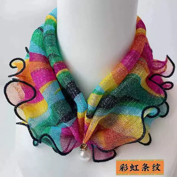 Rainbow pendant from pearl