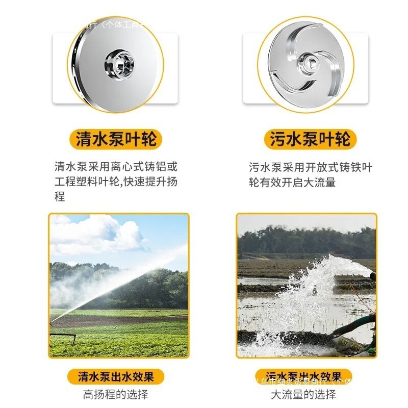 家用潜水泵寸小型抽水泵吸水高扬程家用井水农用清水污水泵|undefined