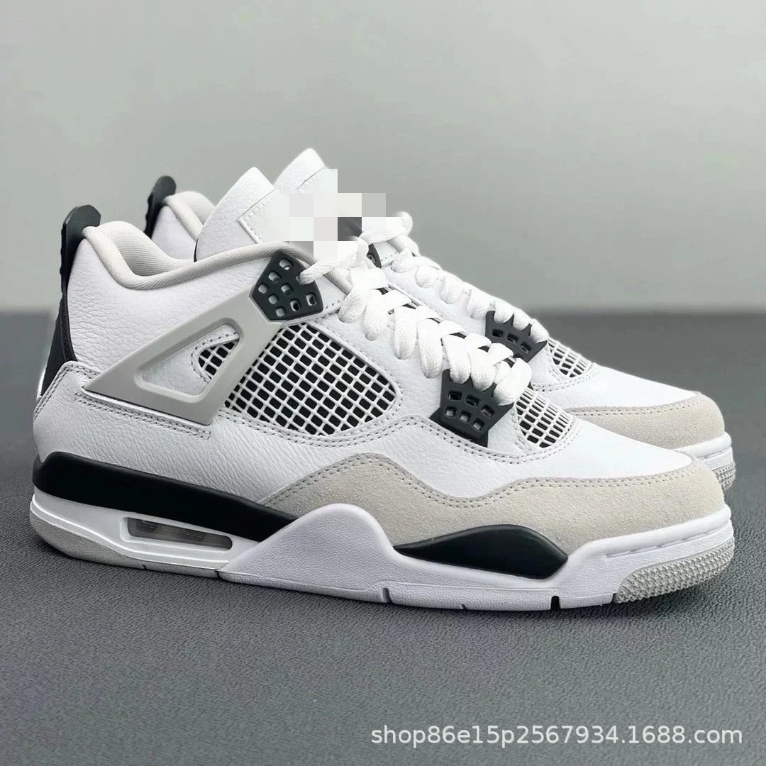 Zapatillas de Baloncesto Deportivas AJ4, Cuero y Caucho, Transpirable y Antideslizante, para Deporte y Ocio