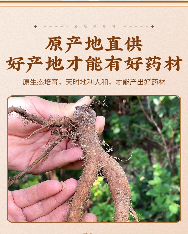 Dried Ramie Root Zhu Ma Gen 500g Hand Selected Chinese Herbal Decoction Pieces key features