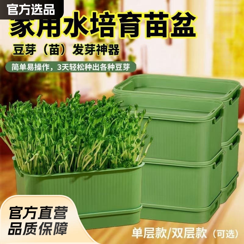 もやし発芽盆芽苗菜育苗トレー無土栽培水培野菜設備エンドウ豆栽培芽菜豆苗|undefined