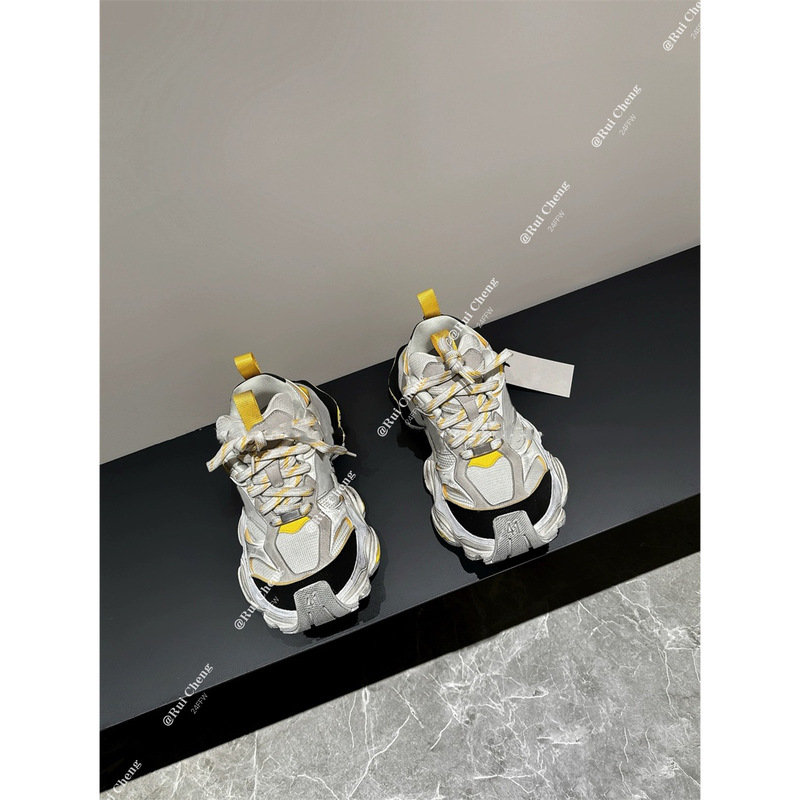 [RuiCheng] show Cargo daddy shoes New thick bottom retro distressed casual sneaker