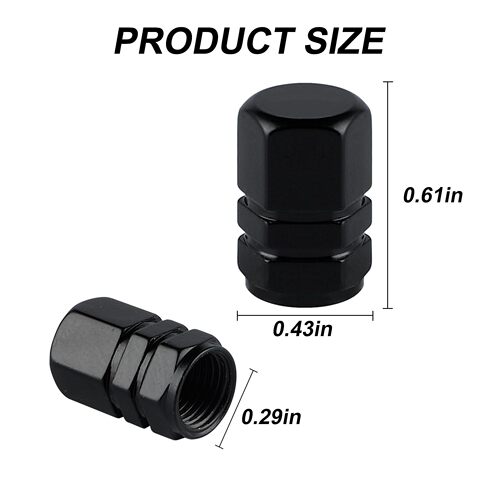 Personalized Tire Hexagonal Cap Aluminum Valve Cover Cap Car Motorcycle Valve Cap American Style Cover In Stock