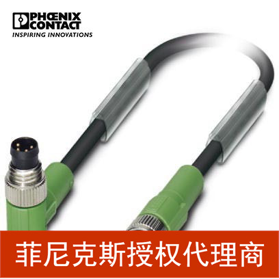 菲尼克斯传感器/执行器电缆SAC-4P-M 8MR/0,6-PVC/M 8FS-1415577