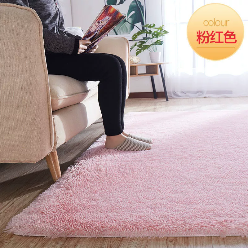 Thick plush carpet, bedroom, living room, bay window, live broadcast room, photo taking, large area full of girly style soft floor mats