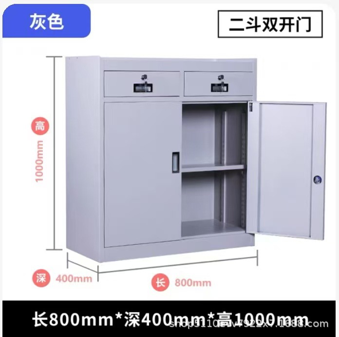 Gabinete de almacenamiento de herramientas pesadas de grado industrial de hardware grueso, gabinete de almacenamiento de almacenamiento móvil con placa colgante dividida de fábrica
