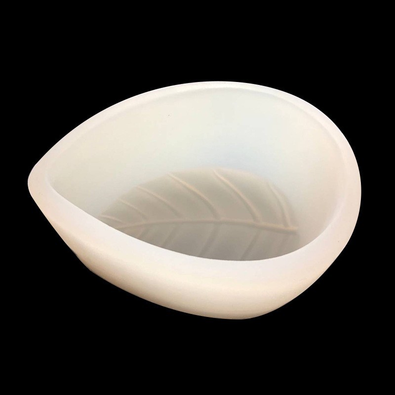 Tiktok mismo estilo 6 piezas hojas verdes mousse francés molde de silicona Matcha helado pastel molde para hornear