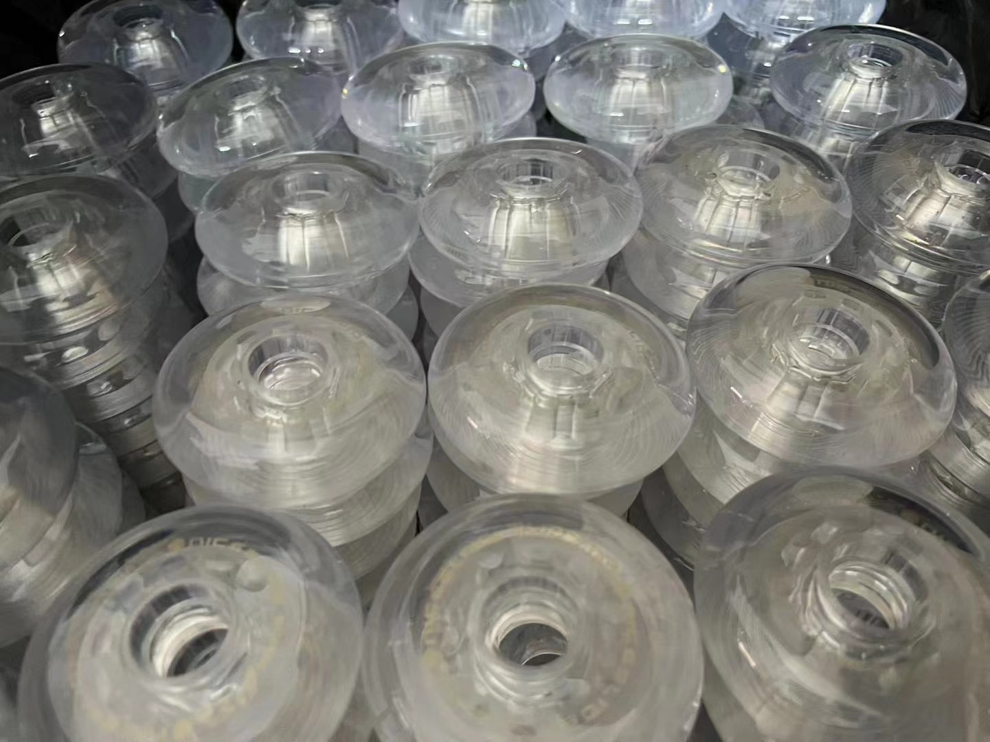 Ruedas planas de flores de cristal transparente, ruedas de calle para toda la carne, zapatos de patinaje sobre ruedas, alta elasticidad_voghion.com