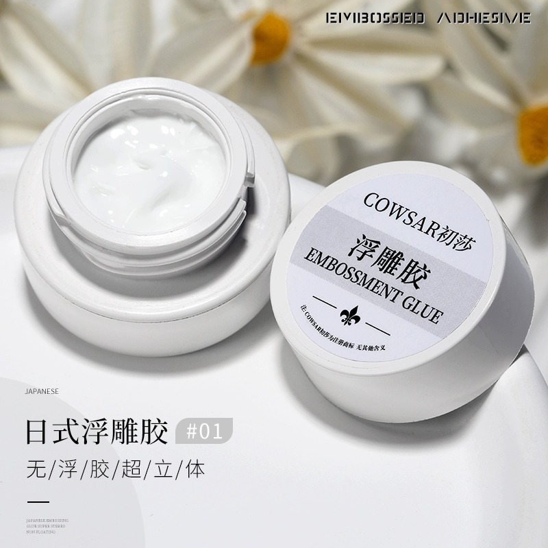 Wash-free relief glue (white)