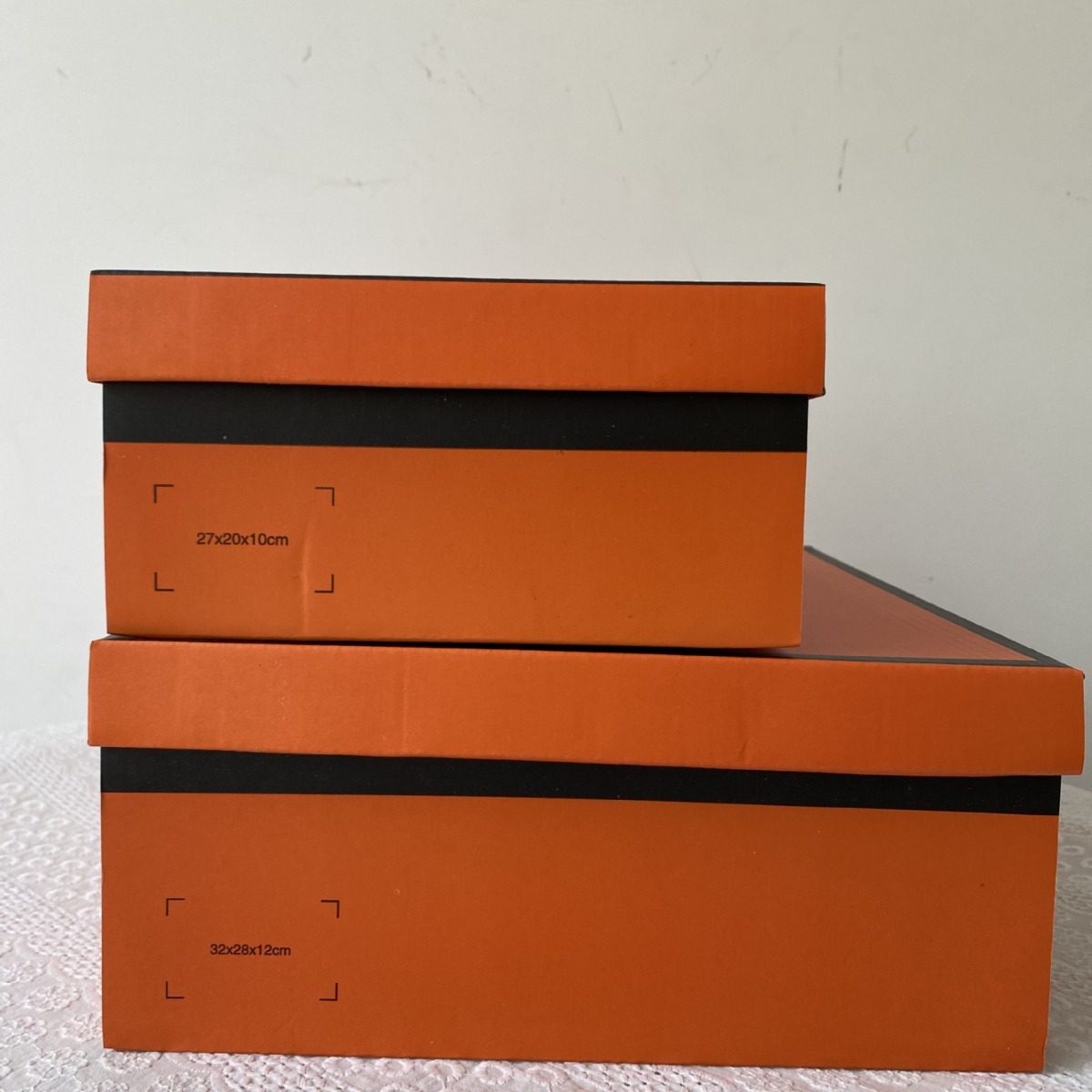 Caja de regalo naranja de alta calidad para tomar fotos de contacto para cambiar el precio, no se vende, solo compra plegable image 1