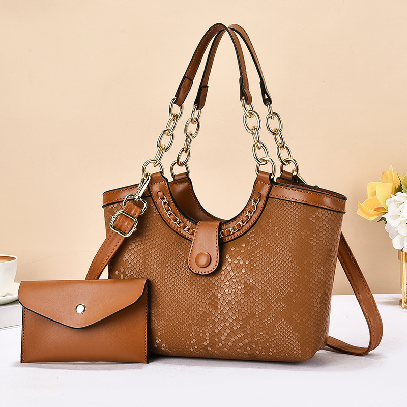 Bolso de dos piezas de verano 2025, nuevo bolso de moda, bolso de hombro casual de moda Handbag